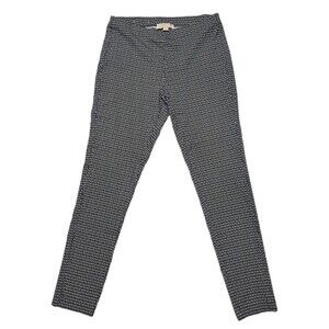 Michael Kors Women's Large Leggings Pull-on Skinny Stretch Diamond Print Pants